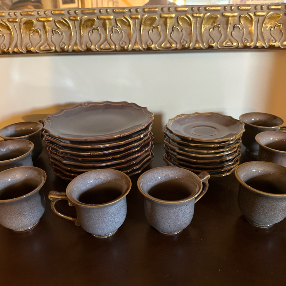 Bombay coffee and desert set